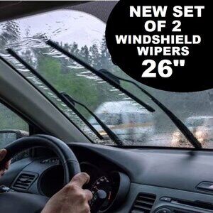 2 PACK New 26" Windshield wipers Armor All AAC26 Performa Wiper Blade SET OF 2 $